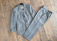 Anzug 50 Bundfaltenhose Jacket grau Schurwolle Brandenburg - Teltow Vorschau