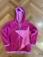 Jacke Fleece Kapuze mit Stern rosa pink 116/122 Jakoo Hessen - Burghaun Vorschau