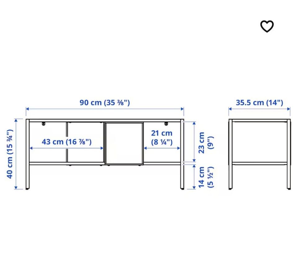 ❗️TV Bank „Baggebo“ / Sideboard / Metallschrank❗️ in Michelbach (Westerwald)