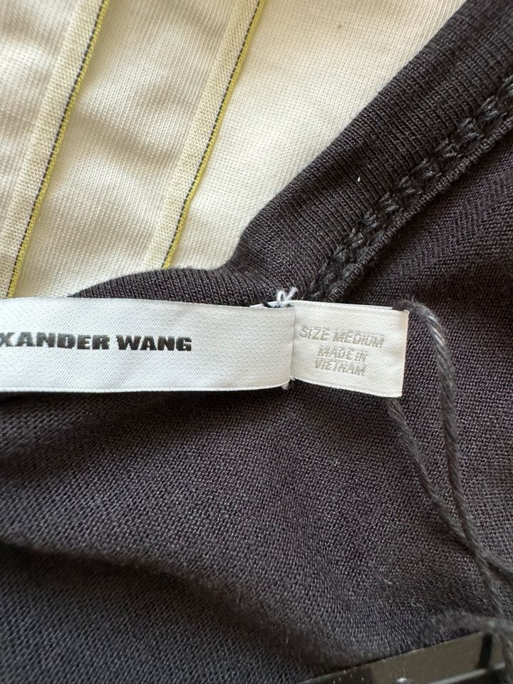 Alexander Wang M tanktop Luxus Shirt schwarz Rayon Plein Miu in Köln