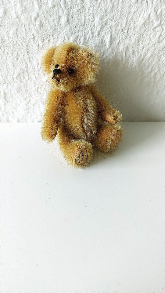 Bär HERMANN „Miniatur Teddy Junior“ MOHAIR 7cm + BOX limitiert in Lüneburg