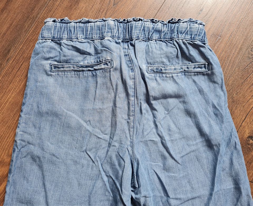 Name It Baggy Jeans dreiviertel 3/4 blau Mädchen Größe 152 in Völklingen