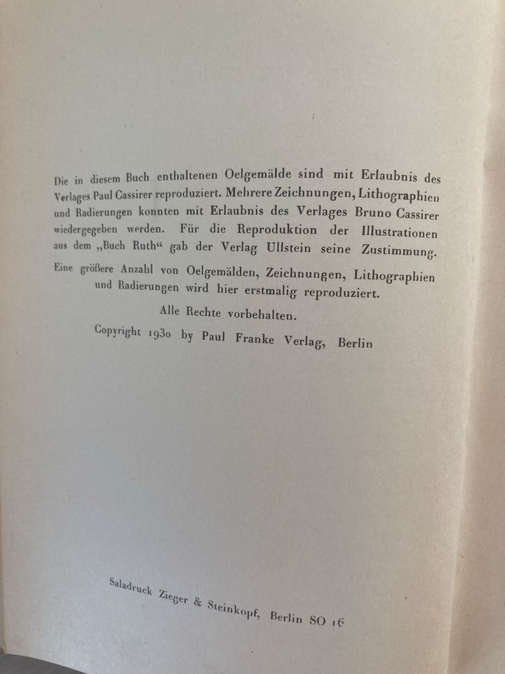 Das Liebermann-Buch, Oswald, 1930 in Kürten