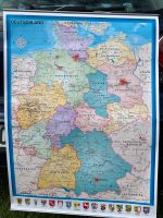 Deutschland Karte mit Bundesländer Saarland - Homburg Vorschau