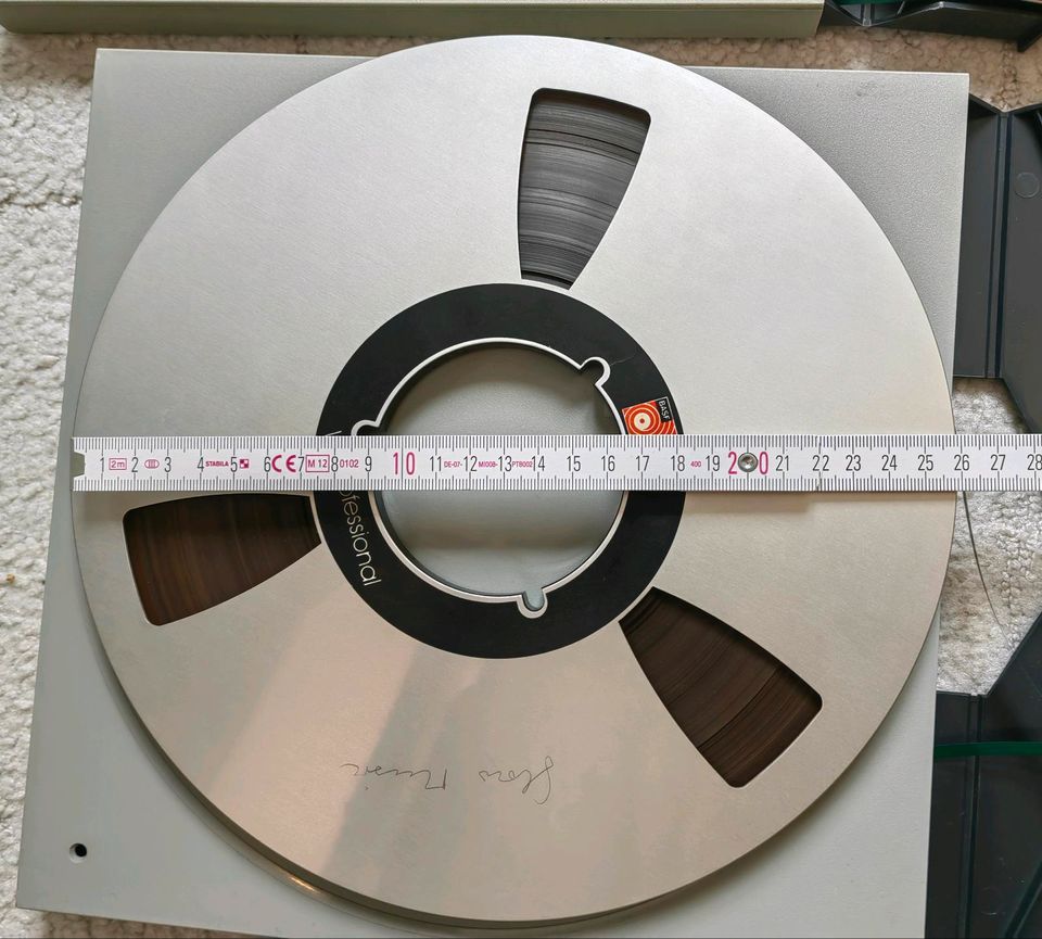 Tonbandspulen 13 15 18 22 26 cm Metall Plastik BASF Tonband in Kempten