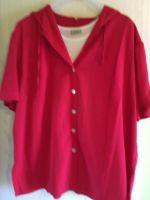 Bluse rot Kurzarm mit Kapuze Top weiß XL XXL 50 52 54 NEU Nordrhein-Westfalen - Menden Vorschau