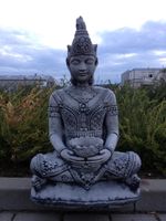 ‼️Buddha 80kg Tempelwächter Teich Feng Shui Brunnen Steinfigur‼️ Nordrhein-Westfalen - Goch Vorschau