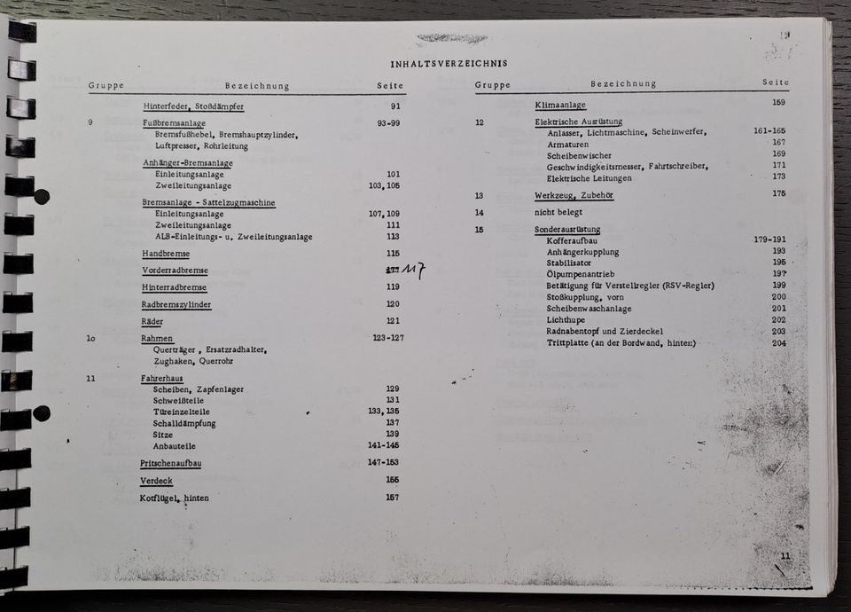 Hanomag Ersatzteilliste Nr. 376/1 - MARKANT Motor D 351 MLA in Alfeld (Leine)