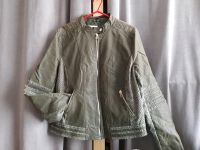 Neu Jacke Oliv grün 42 Optik Leder/Textil Bayern - Oberaurach Vorschau