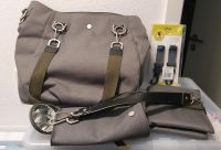 Schöne Lässig Wickeltasche mit Zubehör in grau Hessen - Hochheim am Main Vorschau