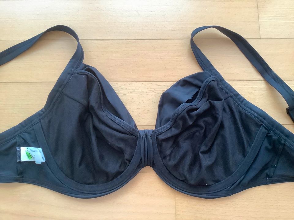 Bügel-Bikini-Top, Gr. 40 E, Lascana, schwarz (ohne Hose) in Langen (Hessen)