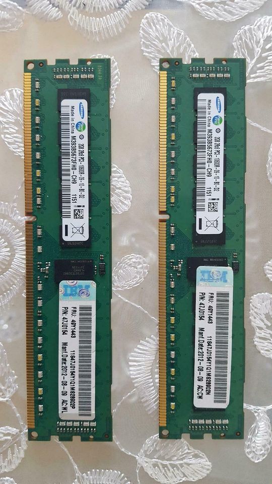 Samsung Speicher RAM 2x2GB PC3 in Lindau