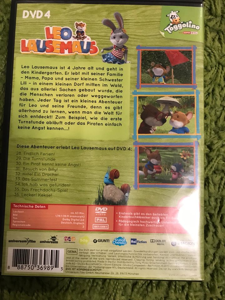 DVD Kinder Leo Lausemaus in Krefeld