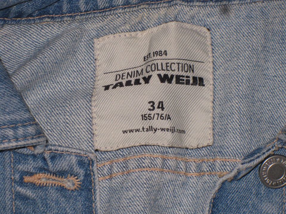 Jeansjacke Jacke Jeans Tally Weijl Gr. 34 neuwertig in Schüttorf