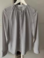 HUGO BOSS Bluse Banora, 100% Wildseide, Gr. 38, Schwarz/Creme Altona - Hamburg Othmarschen Vorschau