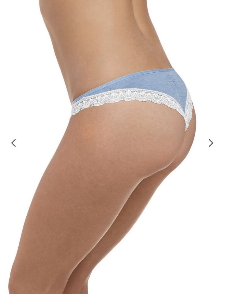 Freya Deco Amore Unterteil blauer Tanga neu S 36 Unterwäsche in Detmold