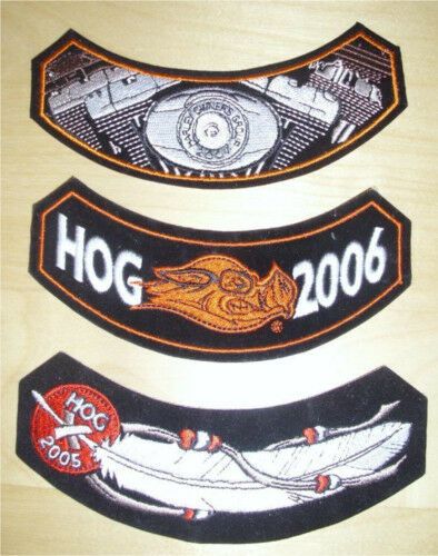 HOG --->> 3x  Aufnäher, Patch <<--- Harley Owners Group H.O.G. in Wickede (Ruhr)