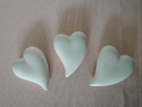 3 weiße Herzen, Keramik Dithmarschen - Heide Vorschau