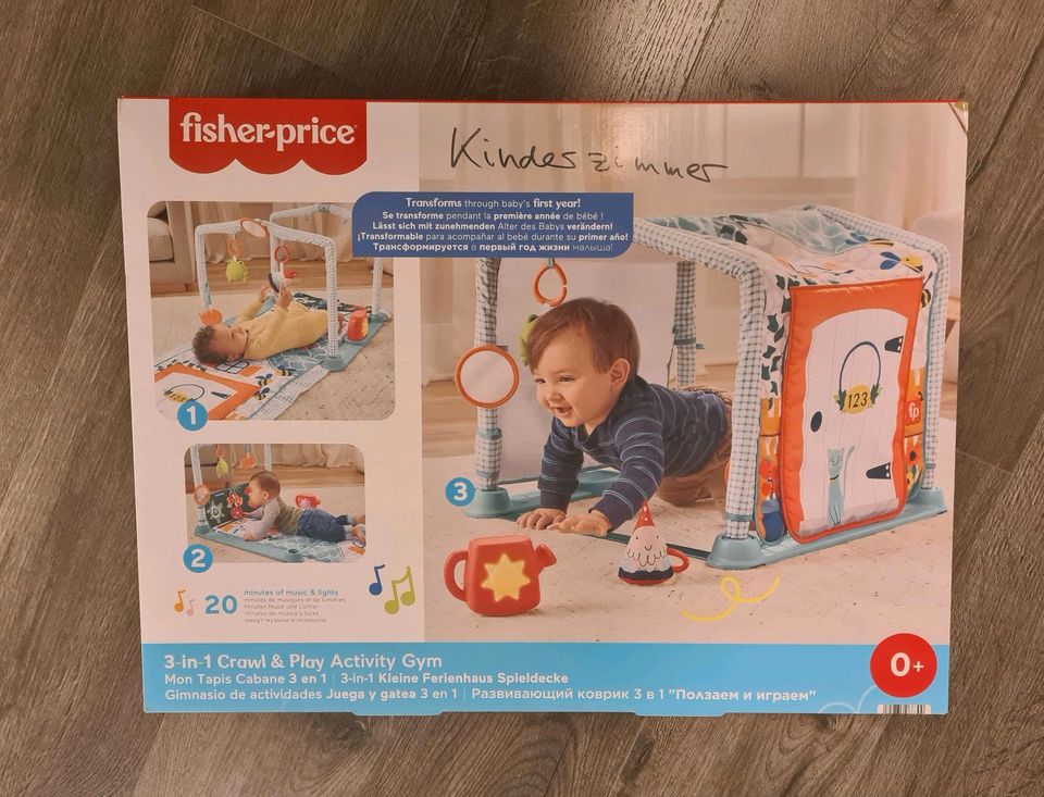 Fisher-price 3 in 1 Spieledecke, kleines Ferienhaus in Dresden