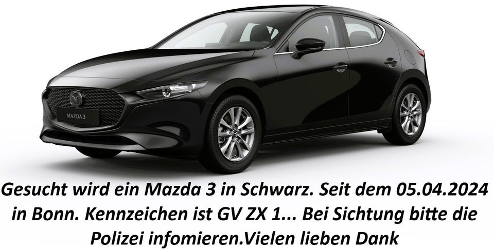 Mazda 3 Schwarz gesucht in Bonn in Bonn