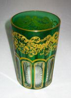Grünes Becherglas „Rabat“ Cristallerie Saint Louis Berlin - Hohenschönhausen Vorschau