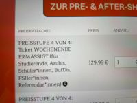 2x Campus Festival Tickets Baden-Württemberg - Konstanz Vorschau