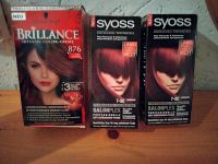 3 Haarfarben rot 2xSyoss / 1x Schwarzkopf Brillance neu Rheinland-Pfalz - Birkenbeul-Weißenbrüchen Vorschau