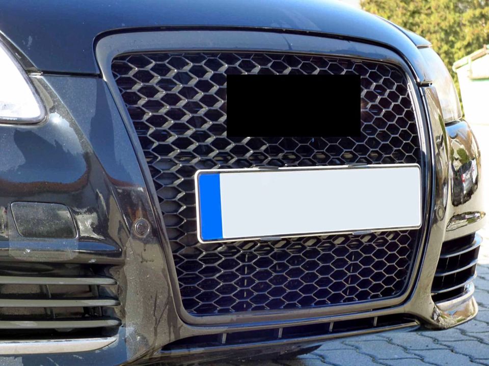 Passend für Audi A6 4F Wabengrill und Spiegelkappen Alu Look in Wrestedt