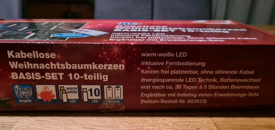 15x kabellose Weihnachtsbaumkerzen LED in Erfurt