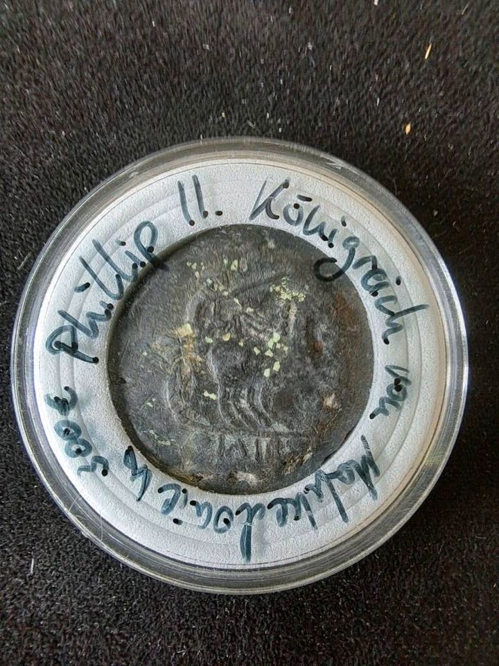 Antike Makkedonische Münze ✅️ Phillip II. ✅️ ca. 300 v.Chr. in Köln