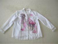 Crash Bluse Rüschen Spitze weiß rosa pink Perlen Gr. 46 neu Niedersachsen - Lilienthal Vorschau