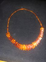 Art Deco Kette Bernstein catalin alt Nachlass Antik Sachsen - Niesky Vorschau