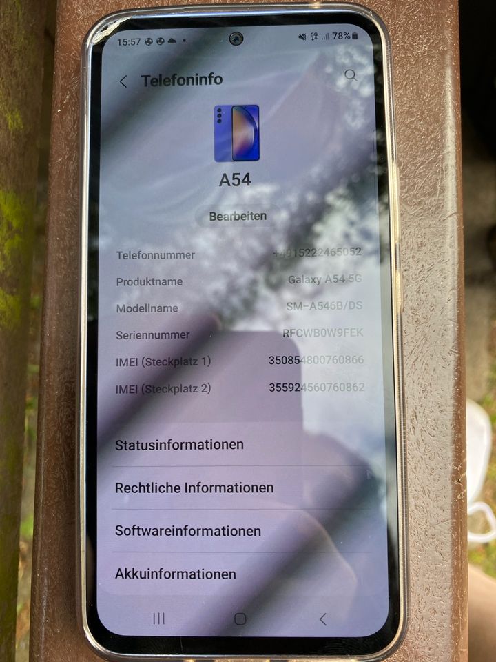 Verkaufe hier mein Samsung Galaxy A54 in Wolmirstedt