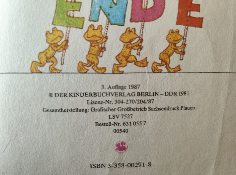 Anna und Jana DDR Kinderbuch Günter Hesse Verlag Berlin 1987 in Recklinghausen