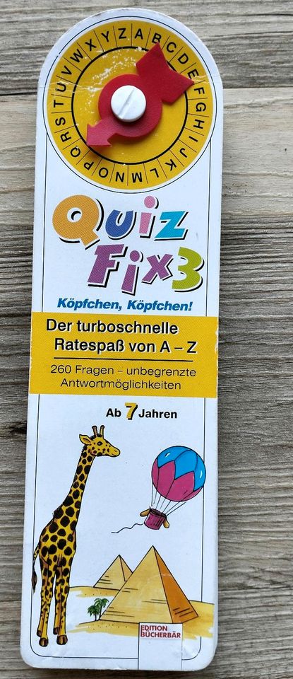Quiz Fix 3, die Welt der Tiere, ab 7, cool & clever, Quizfächer in Langenberg