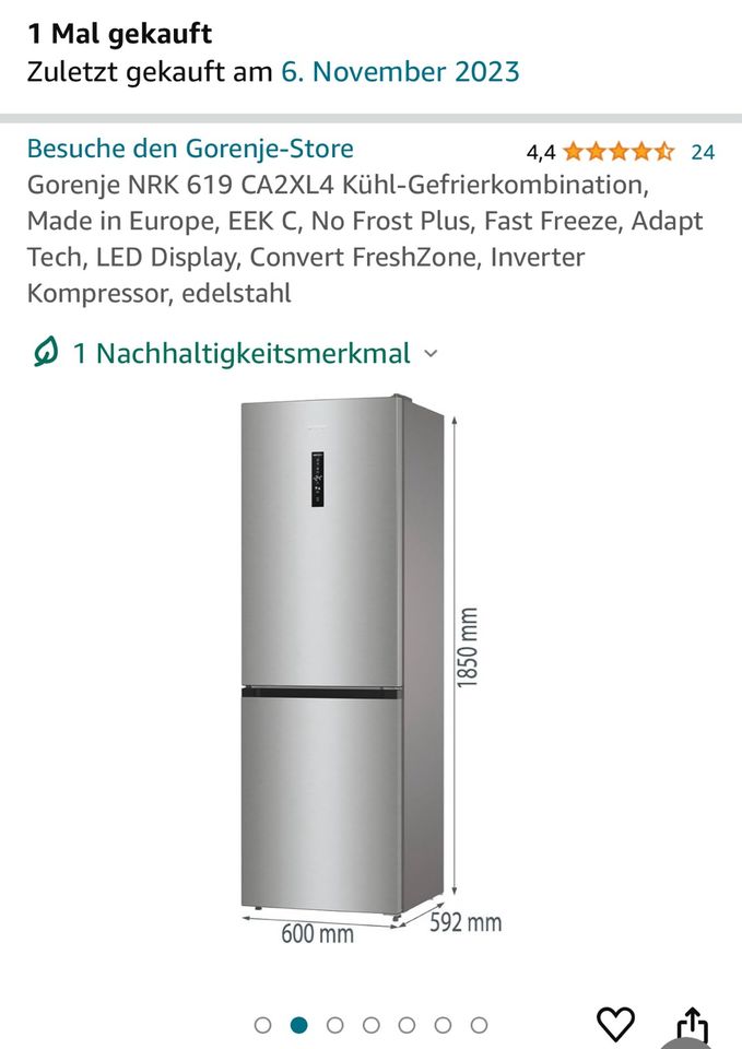 Gorenje - Kühl-Gefrierkombination - in Leipzig