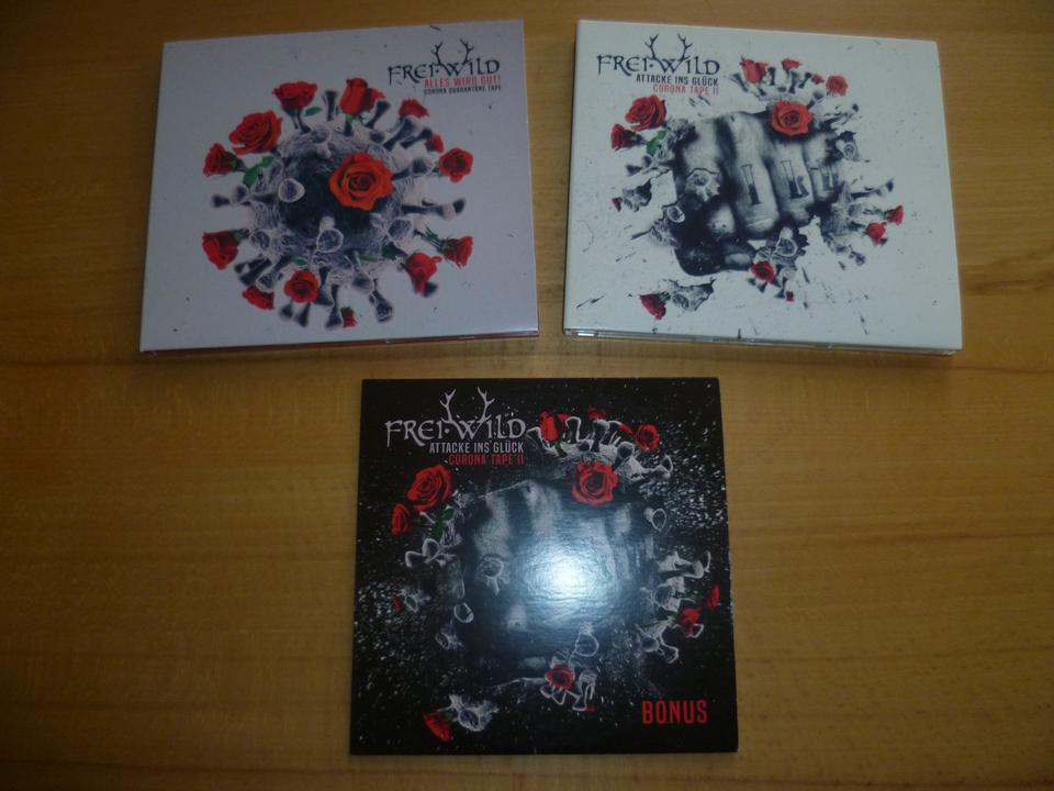 Frei.Wild CD Corona Quarantäne Tape I + II + Bonus CD Attacke in Eppingen