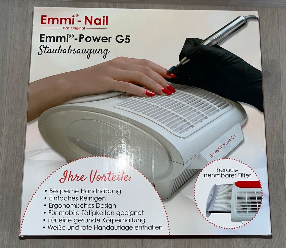 Emmi Nail Power  G5 Nagelstaubabsauger extra Ersatzfilter in Stein