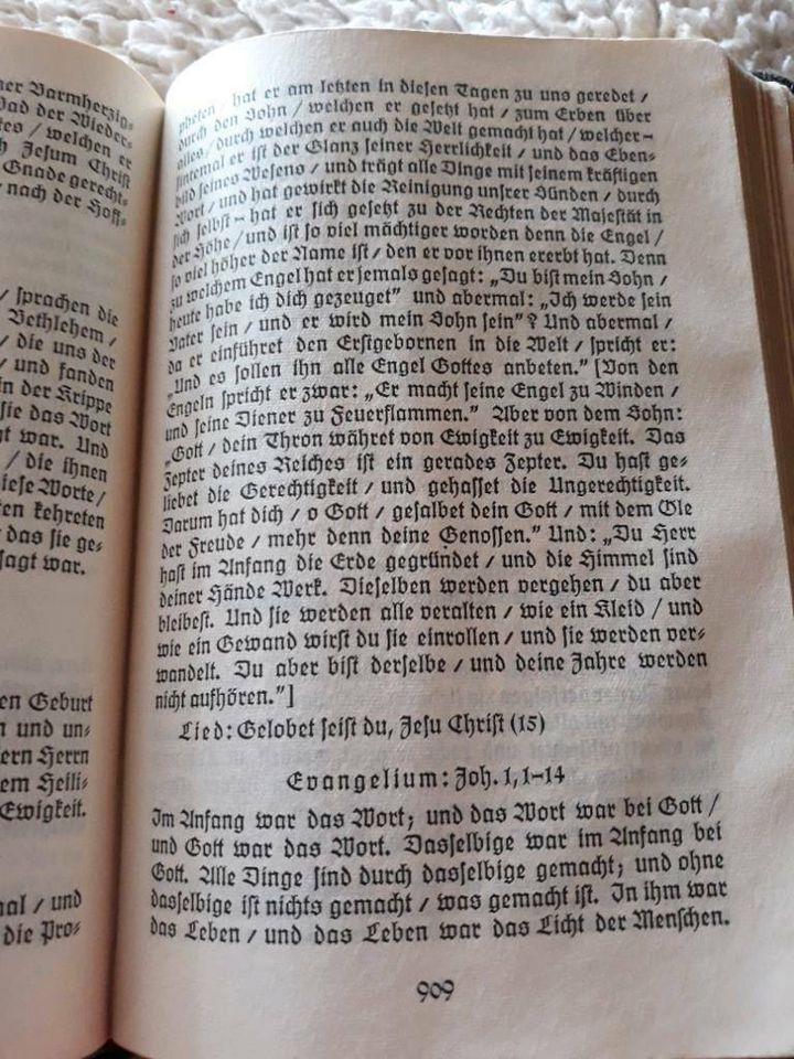 Evangelisches Kirchengesangbuch in St. Wendel