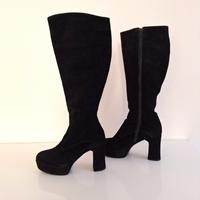 Marke Vero Cuoio Damen-Schuhe Wildleder Stiefel Gr. 36 schwarz Bayern - Lindau Vorschau