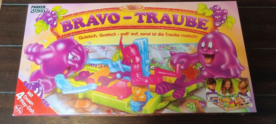 Bravo Traube Original Brettspiel - Gut erhalten und vollständig in Petersberg