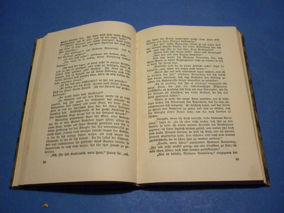 Die drei Musketiere historischer Roman von Alexander Dumas in Quierschied