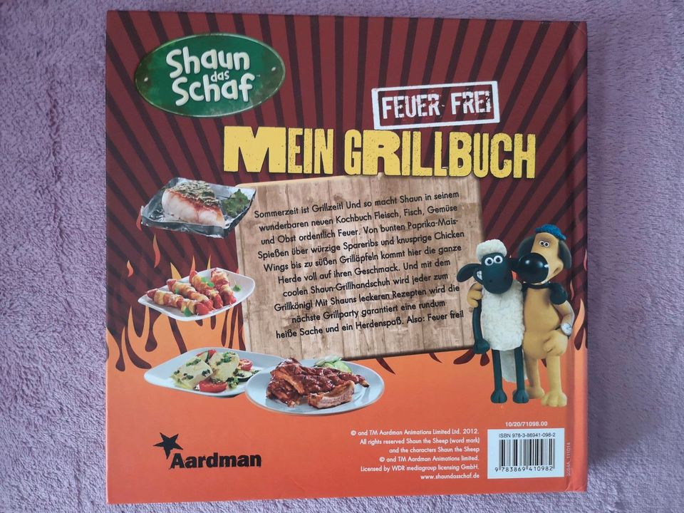 Shaun das Schaf Buch Grillen Rezepte Grillbuch Neu in Merseburg