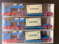 3 Wiking MB Tieflader Siemens 1/87 neuwertig 29504 Schwerlastzug Hessen - Erbach Vorschau