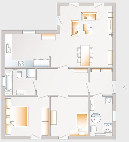 Schicker Winkelbungalow mit 88 m² * allkauf schenkt Dir 24000 EUR Anpacker-Bonus für Dein Ausbauhaus in Beverungen