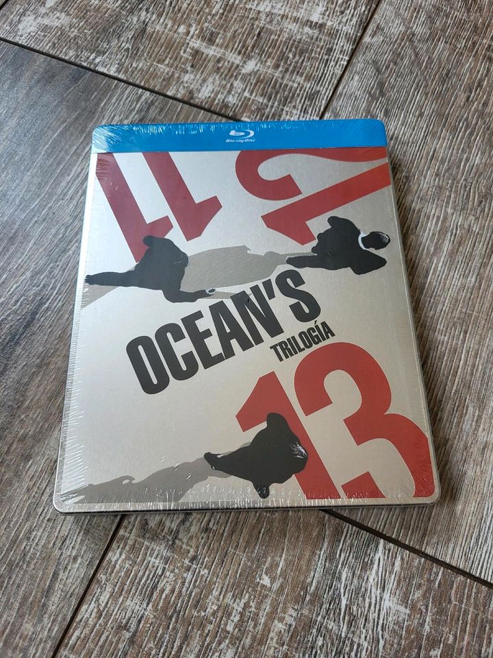 OCEANS TRILOGIE 11 12 13 Blu-Ray Steelbook RARITÄT  NEU OVP in Wettin-Löbejün