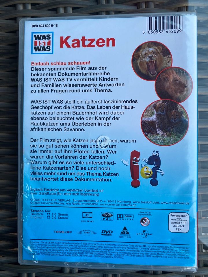 WAS IST WAS Katzen DVD Video von 2006 OVP in Köln