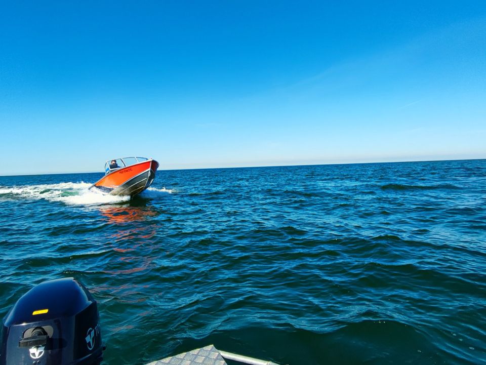 Hornhecht 70PS mit Führerschein Mietboot 4 Stunden Angeln & Fun in Lütjenburg