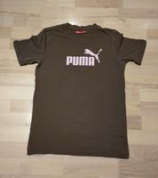 braunes Puma T-Shirt Gr. 40/42 mit rosa Logo und Puma Kreis Pinneberg - Elmshorn Vorschau