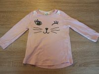 90 - Langarmshirt Rosa Katze Größe 98 Niedersachsen - Hagenburg Vorschau